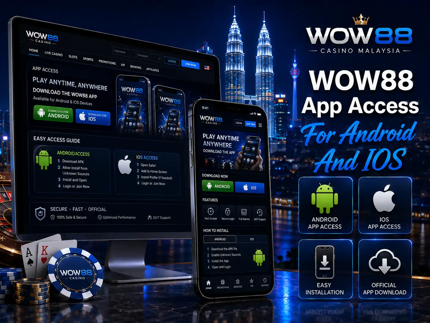 WOW88 App Access For Android And IOS