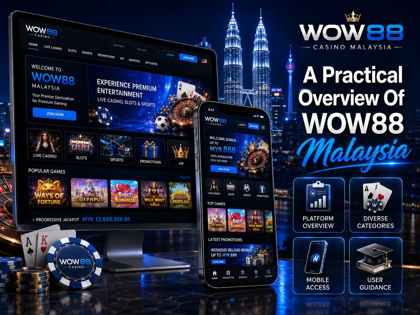 A Practical Overview Of WOW88 Malaysia