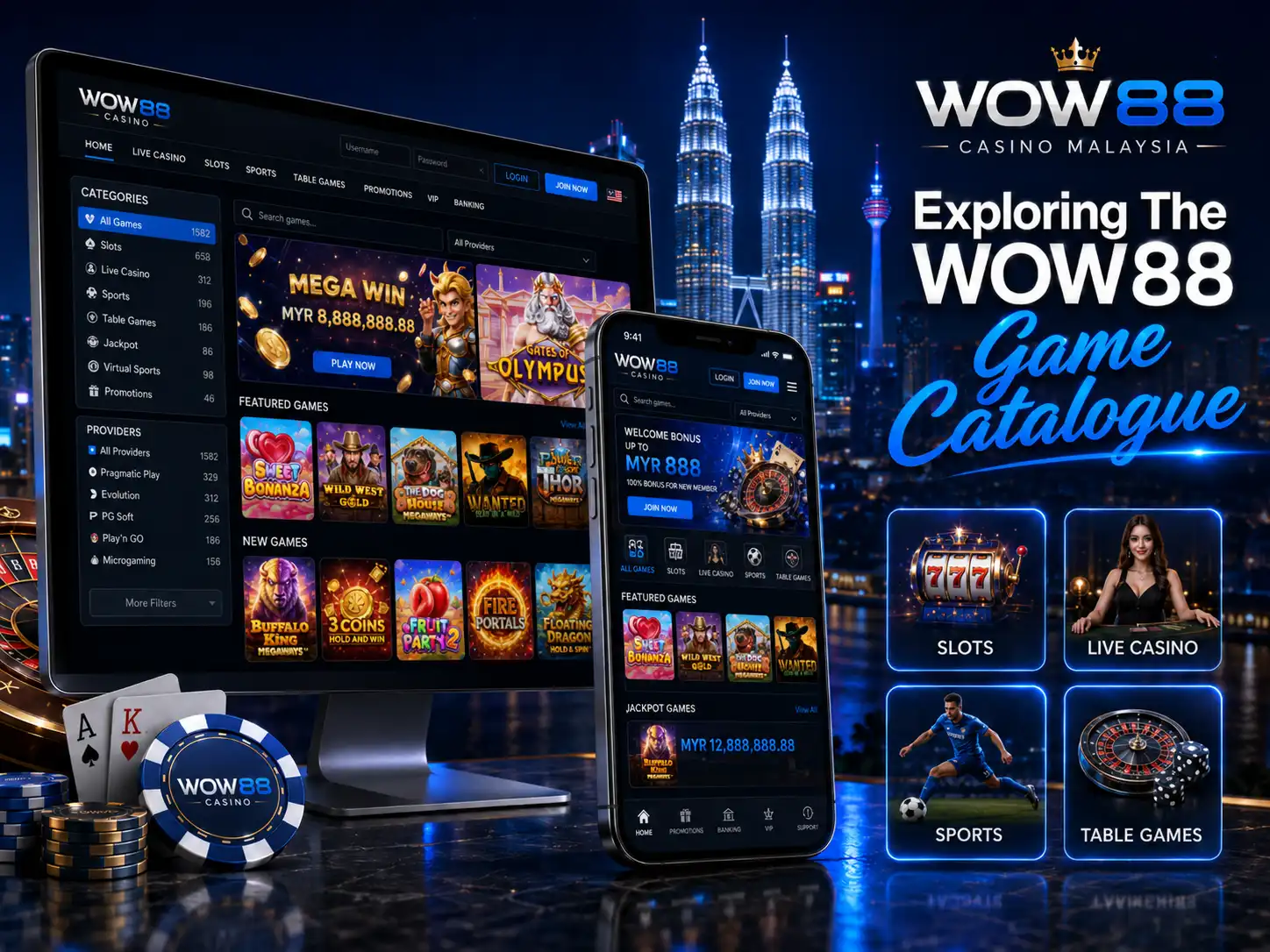 Exploring The WOW88 Game Catalogue