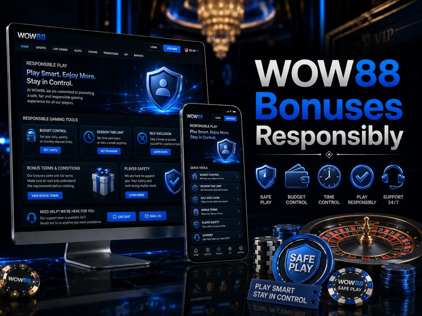How To Use WOW88 Bonuses Responsibly