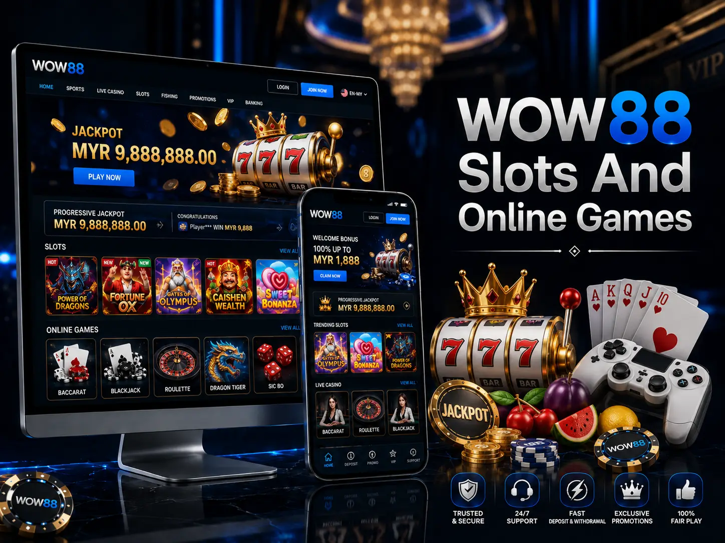 WOW88 Slots And Online Games